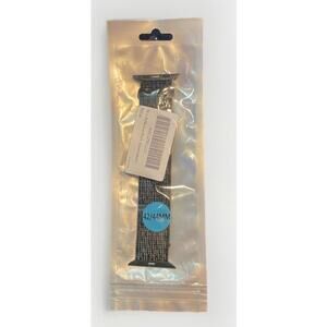 NEW Black Nylon Loop Sport Band Compatible with Apple Watch Band 42-44mm